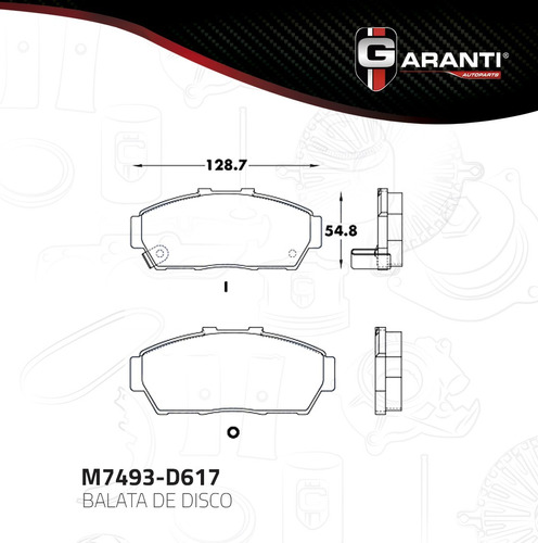 Balata Disco Delantera Acura Integra Honda Civic 1994-2001