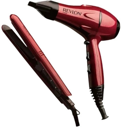 Set Secador De Cabello Y Plancha Revlon