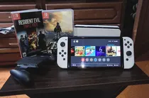 Comprar Nintendo Switch Oled Blanco 64gb + 5 Juegos