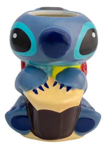 Taza 3d Cerámica Stitch 325 Ml Stitch