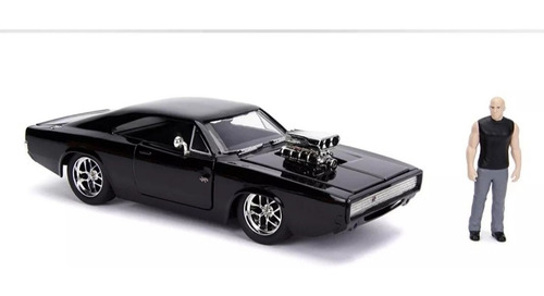 Dodge Charger Dom's F&f Dominic Toreto Jada Esc 1:24 Figura