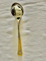 Comprar Cuchara De Servir Salsas Postres Gottinghen Nueva Acero Oro