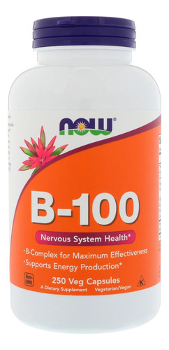 Multivitaminico B6 B12 Colina Inositol Tiamina Niacina X250u