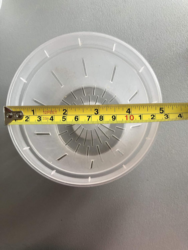 Mezcla Para Macetas De Orquídea Transparente 12 Cm