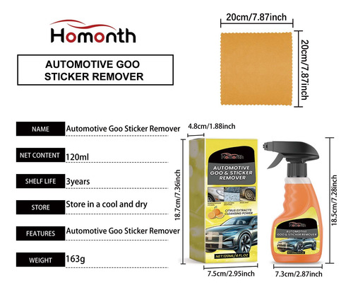 Removedor De Adhesivos Para Automóviles, Multisuperficies A