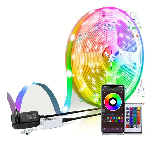 Aplicación Bluetooth Led Rgb 40m Music 5050 Rhythm Control