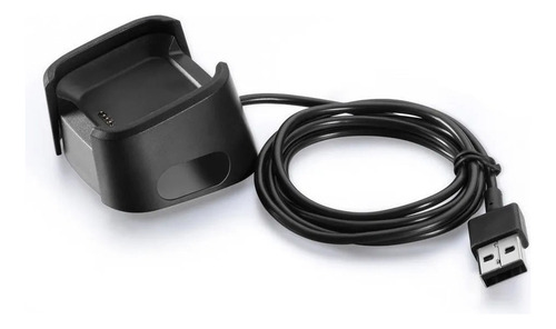 Cargador Compatible Con Fitbit Versa 1 O Versa Lite Negro