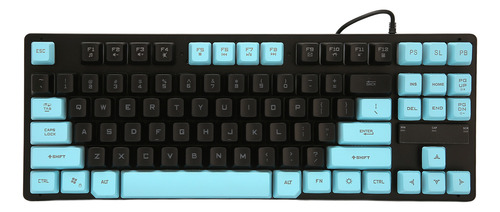 Teclado Con Cable Para Juegos, 87 Teclas, Diseño Ergonómico