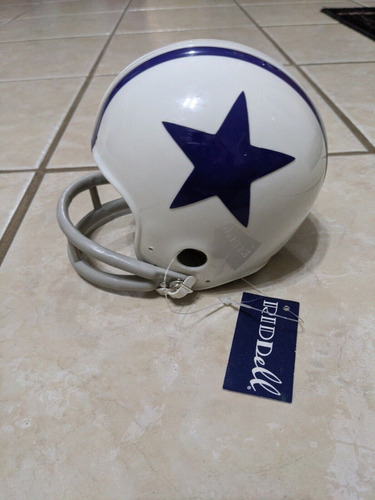 Mini Casco Riddell Nfl - Dallas Cowboys - Logo Vintage