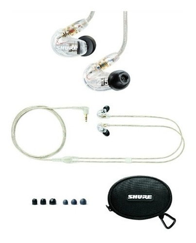 Imagen 2 de 5 de Audífonos Shure In-ear Se215-cl Transparentes