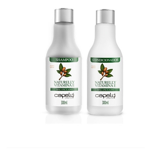 Kit Shampoo + Cond Naturelly Vitamina E  Balanceado - Capely