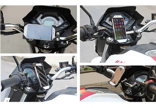 Imagen 4 de 8 de Soporte Celular Bicicleta Moto iPhone 6 Samsung J7 Huawei