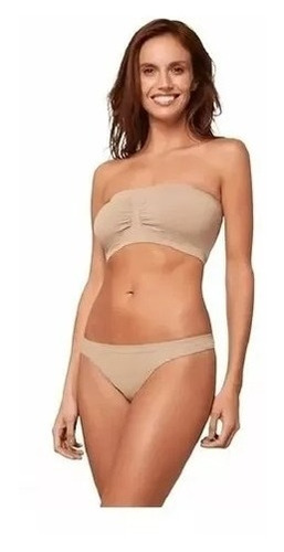 Bandeau Corpiño Bando Sin Costura Top Aretha 923 Dajdac 