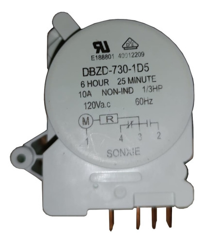 Timer Sonxie 1432 Para Neveras Mabe, Haceb, Centrales Etc