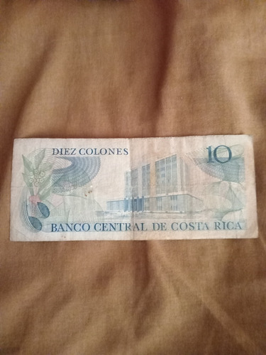 Billete De 10 Colones De 1933