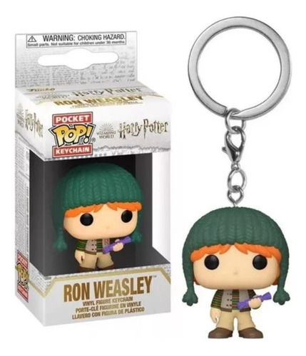 Llavero Pocket Pop: Harry Potter Ron Weasley Día Festivo