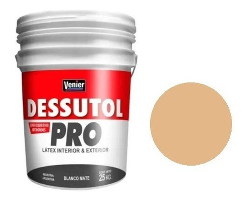 Latex Dessutol Pro Interior Exterior Color X 25kg