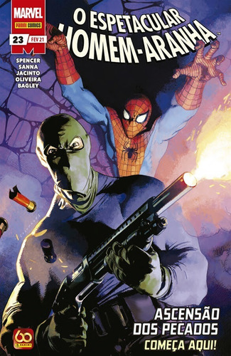O Espetacular Homem-Aranha - 23, de Spencer, Nick. Editora Panini Brasil LTDA, capa mole em português, 2021