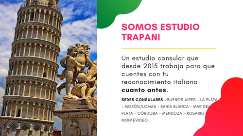 Imagen 2 de 4 de Ciudadanía Italiana - Asesoría Reconocimiento Italiano