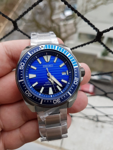 Relógio Seiko Samurai Srpc093 Save The Ocean Pronta Entrega | Frete grátis