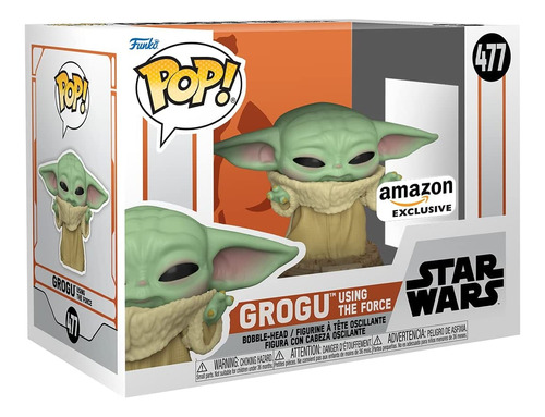 Funko Pop Star Wars Baby Yoda Grogu Using The Force Mandalor