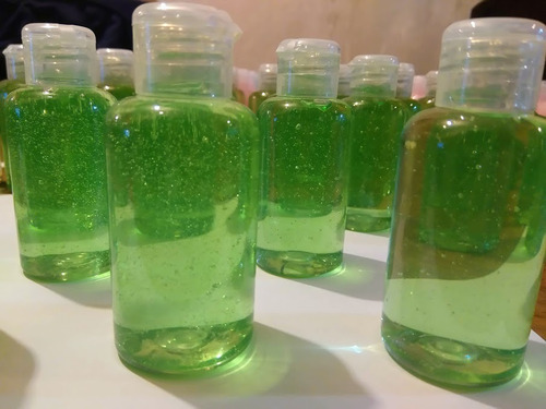 Envase Y Alc. En Gel Para Souvenir De 60 Cc Tapa Flip (x10)