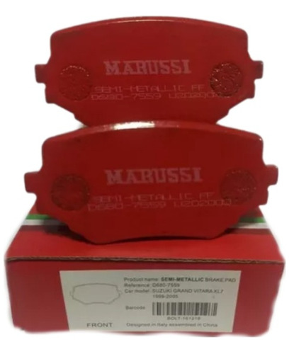 Pastillas Freno Delan Suzuki Gran Vitara Xl5 Xl7 99 08 Acme