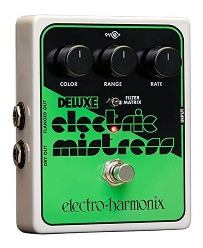 Pedal Electro Harmonix Deluxe Electric Mistress Xo Flanger Color Verde/Negro