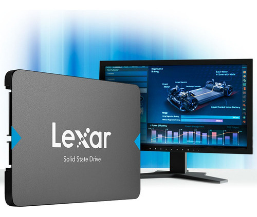 Disco Estado Solido Ssd 240gb Lexar Nq100 2.5in Notebook Pc Color Negro