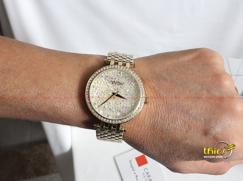 Bulova Caravelle Feminino 44l184 New York Cristais 38mm