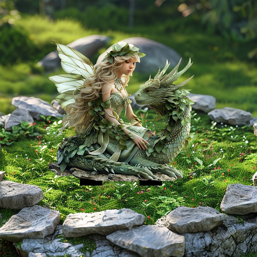 Estaca De Jardim De Princesa E Acrílico, Decoração De Pátio