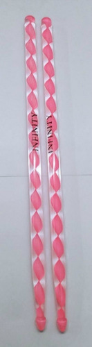 Imagen 4 de 5 de Baquetas De Acrílico Colores Blanco Y Rosa Infinity Ads1