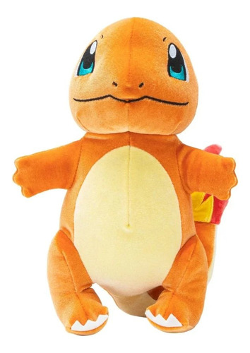 Pokémon Peluche Terciopelo Charmander De 8 Pulgadas Color Naranja