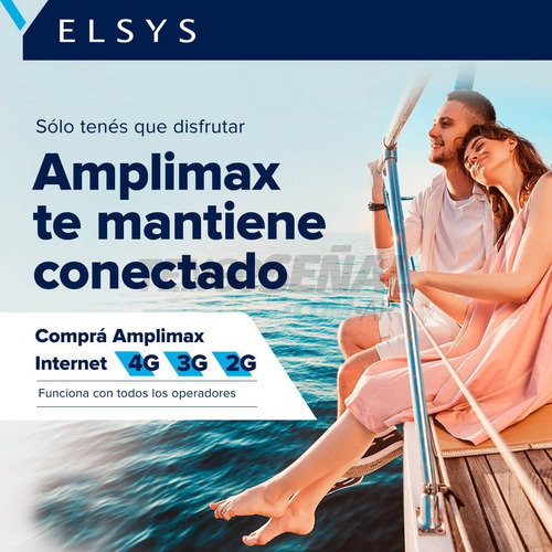 Imagen 5 de 6 de Amplimax Elsys Internet 4g Lte Rural Para Playa Quinta Campo