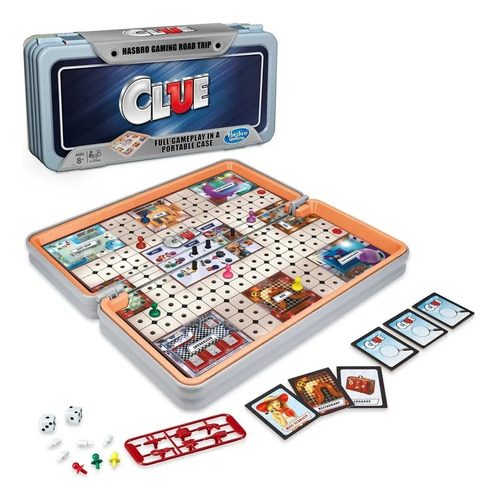 Hasbro Juego De Mesa Clue Estuche Portatil