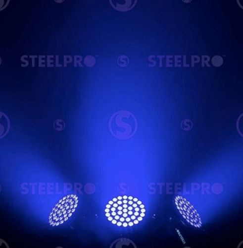 2 Piezas Cañon Par Led 40 X 3.20w Rgb +ambar 404mpr Steelpro