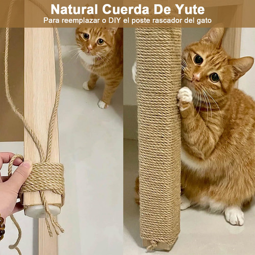 Hilo De Ixtle Henequén Cuerda De Sisal Natural For Gato