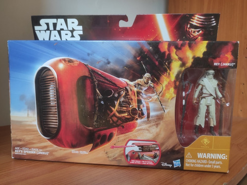 Star Wars Rey's Speeder Con Rey Jakk (the Force Awakens)