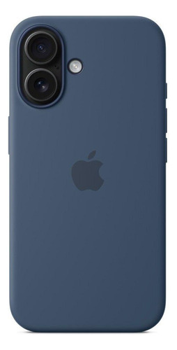 Capa Com Magsafe iPhone 16, Apple, Silicone Denim