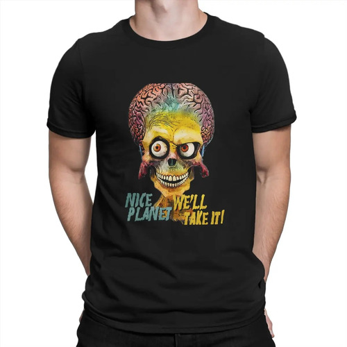 Polera Nice Planet Mars Attacks Alien