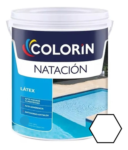 Pintura Piletas Piscinas Colorín Latex Al Agua 20 Litros