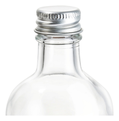 Set 6 Piezas Mini Botella De Vidrio Festival 50ml