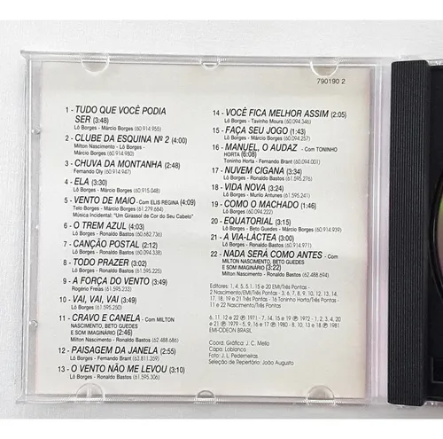 Cd Lô Borges Coleção O Talento De Lô Borges Emi Mpb Original