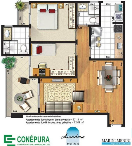 Imagem 8 de 30 de Apartamento Com 2 Dormitórios Para Alugar, 82 M² Por R$ 2.720,00/mês - Jardim Das Colinas - São José Dos Campos/sp - Ap0267