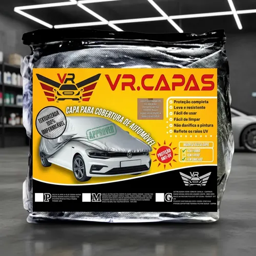 Capa Pra Cobrir Carro Forrada Impermeável Tamanho P M G