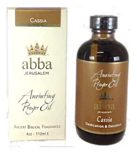 Aceite Ungido De Cassia De Productos Cristianos Abba (4 Oz)