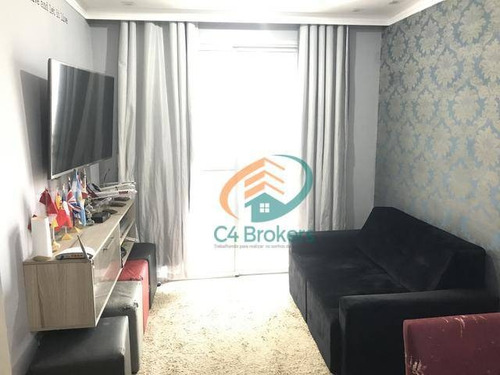 Apartamento Com 2 Dormitórios À Venda, 53 M² Por R$ 295.000,00 - Parque Cecap - Guarulhos/sp - Ap1861