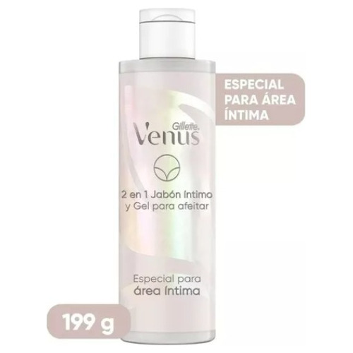 Jabón Íntimo Gillette Venus 2 En 1 Para Afeitar 190ml