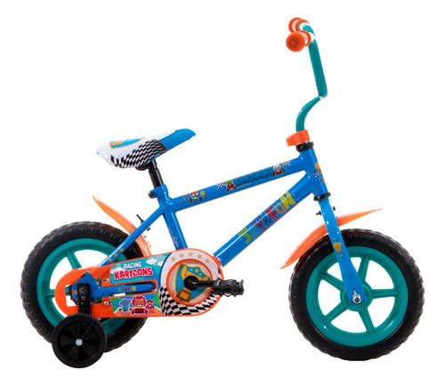 Bicicleta Veloci Joy & Fun Kartoons Eva R12 Azul Infantil S
