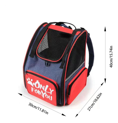 Mochila Porta Mascotas Mochila Para Gatos Ventilada Expandib
